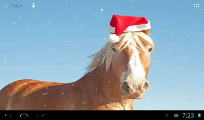 Horses in winter android App screenshot 0