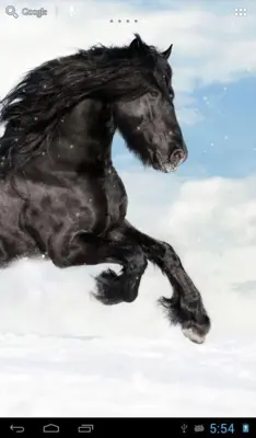 Horses in winter android App screenshot 8